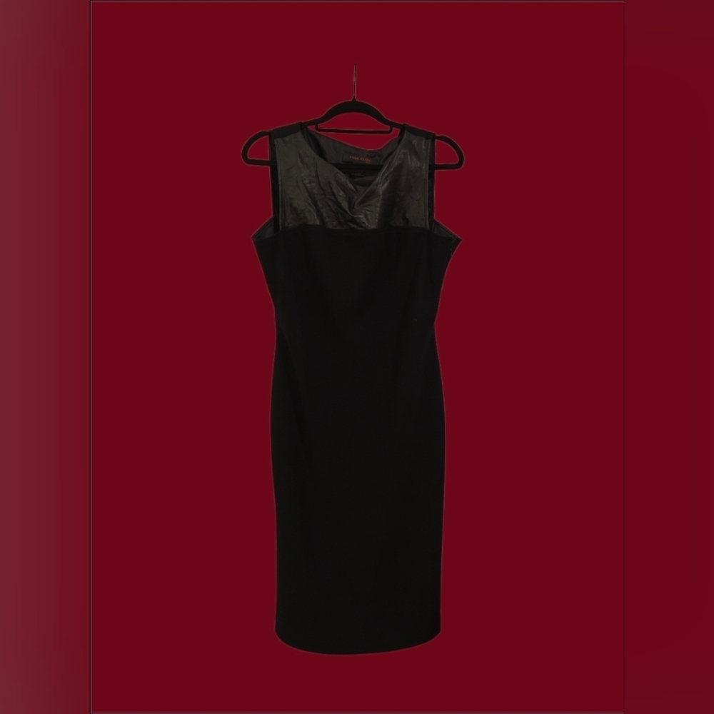 Anne Klein Black Midi Dress